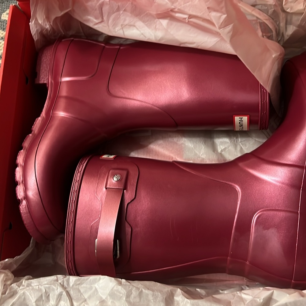 Women’s Hunter Original Short Nebula Boots Brand New in Box - Picture 3 of 16